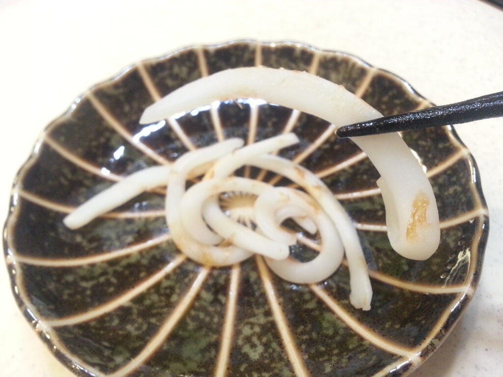 いかそうめん　加熱