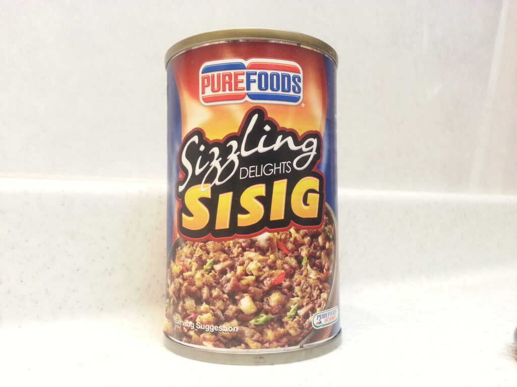 sisig シシグ 缶詰の外観の写真