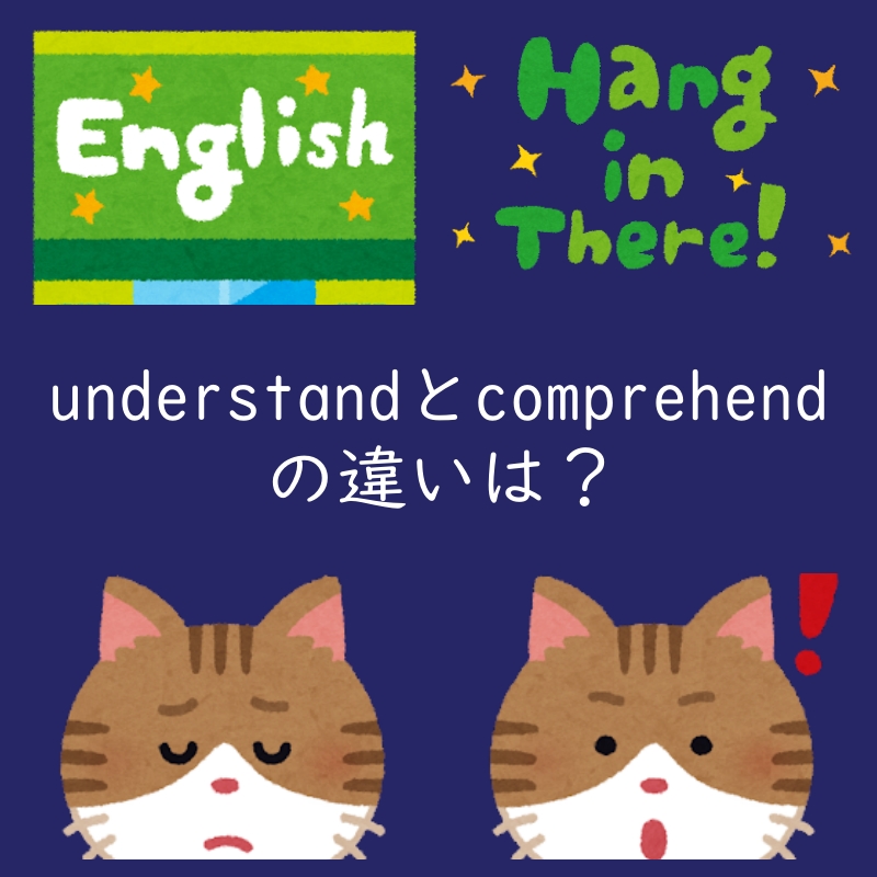 理解を表す「understand」「comprehend」の違いを解説