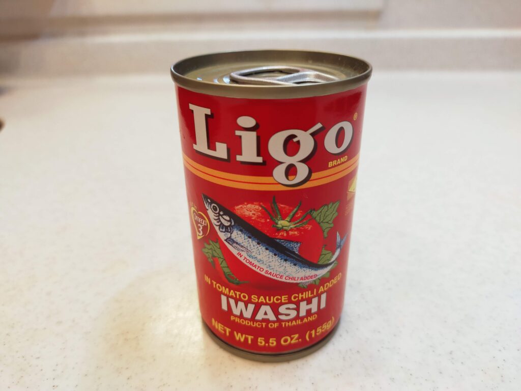 Ligo「イワシのトマト煮」缶詰の外観