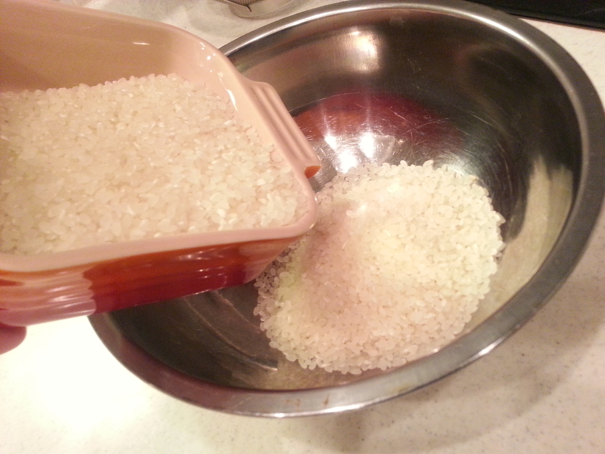 洗い米の作り方