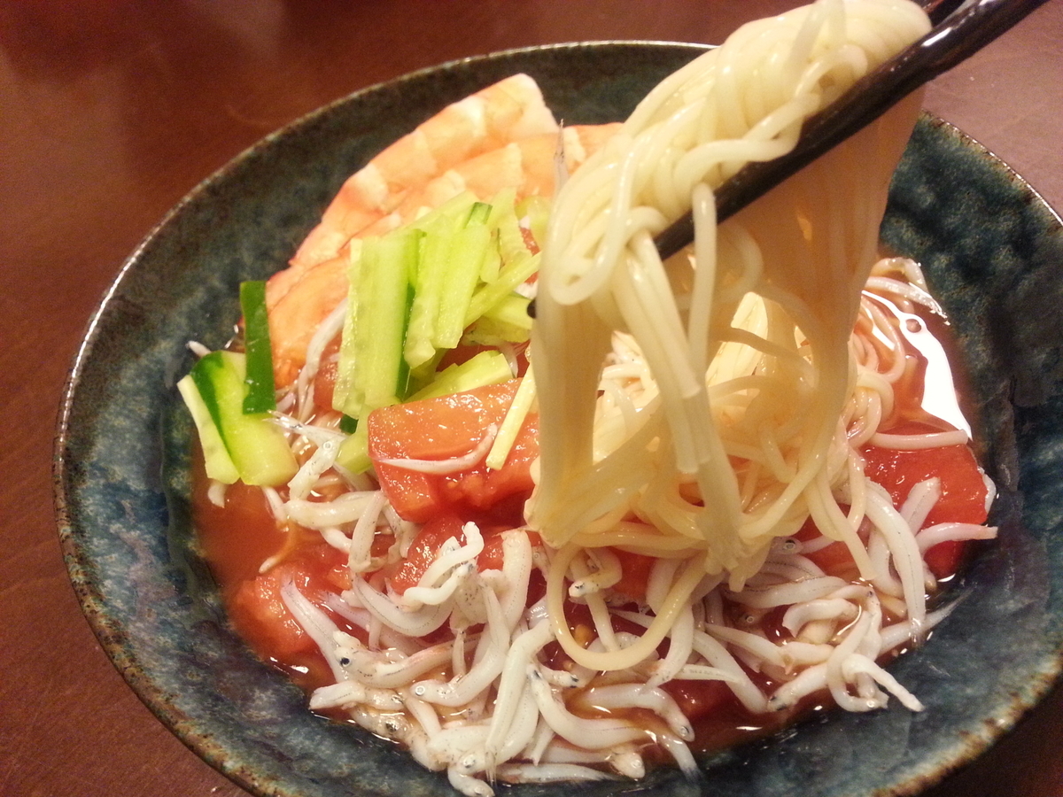 トマトジュース素麺