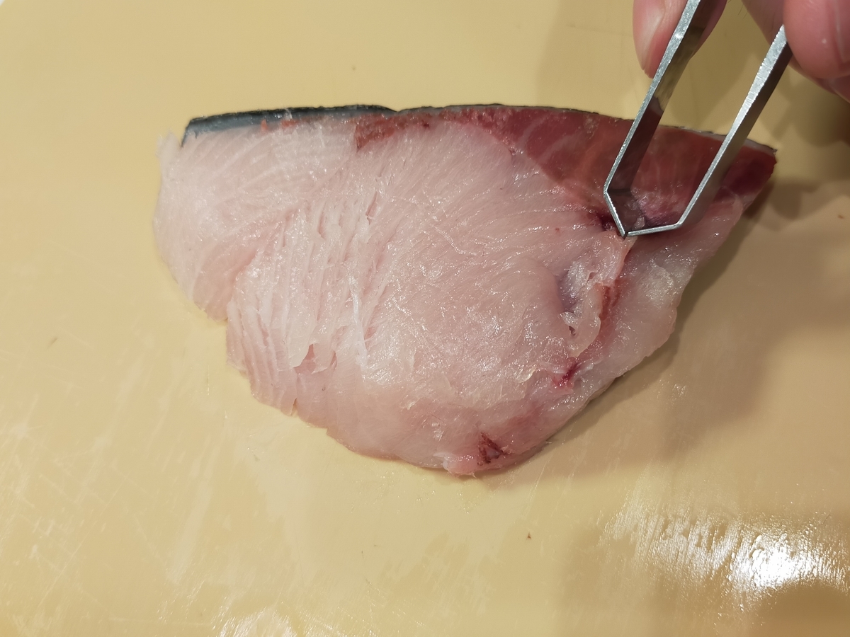 魚（ブリ）の切り身をピチットで冷凍解凍する
