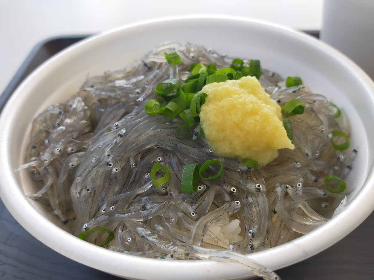 静岡県は用宗漁港で頂く生シラス丼（どんぶりハウス）