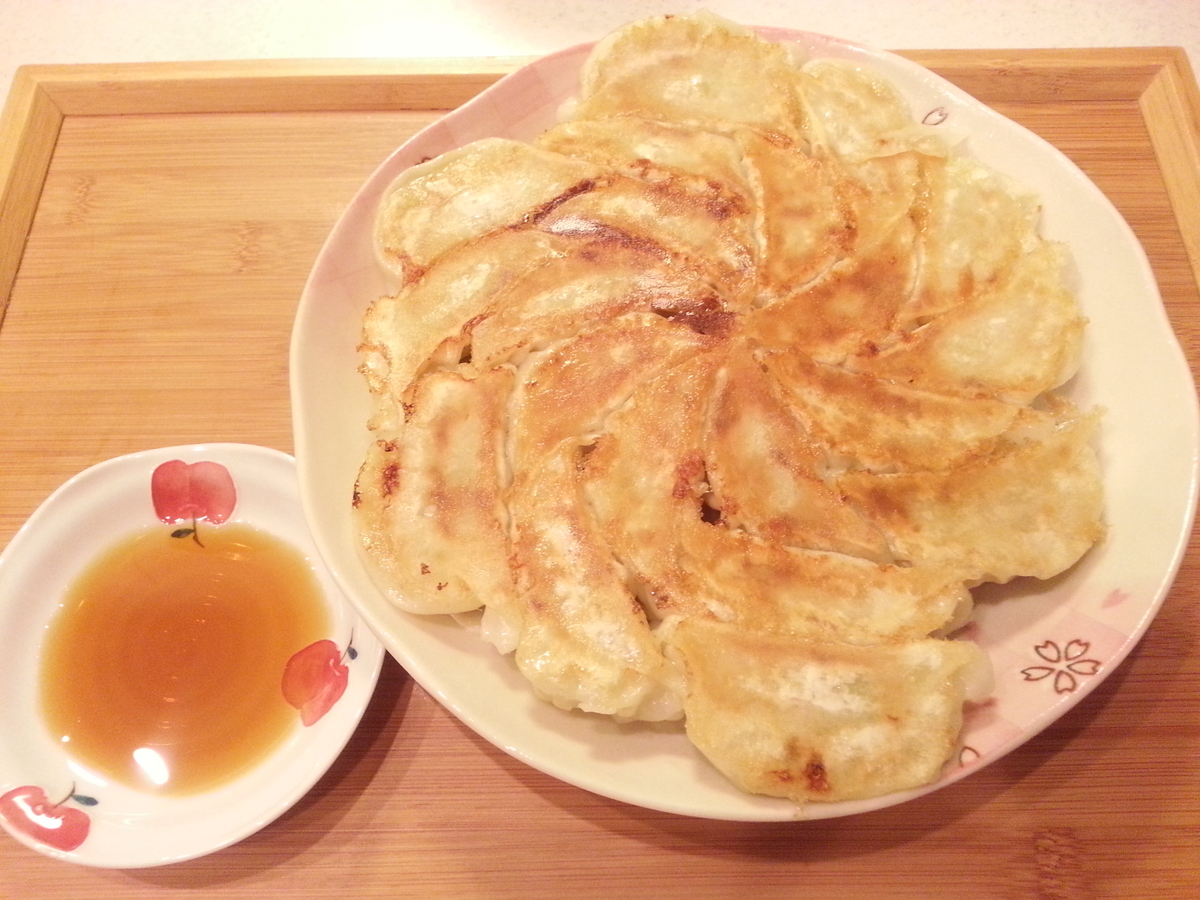 浜松の石松餃子 焼き方