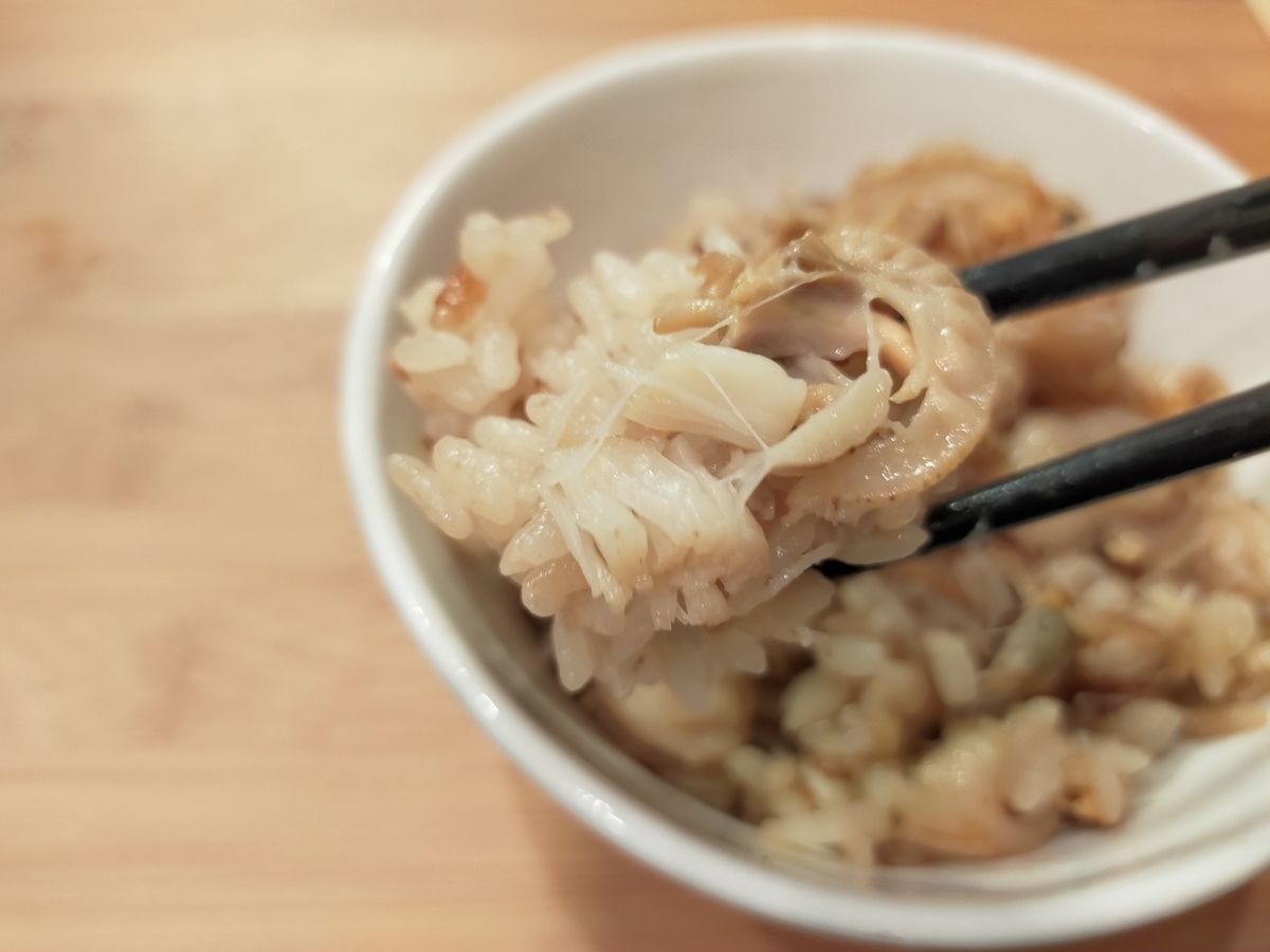 ベビーホタテの炊き込みご飯 作り方