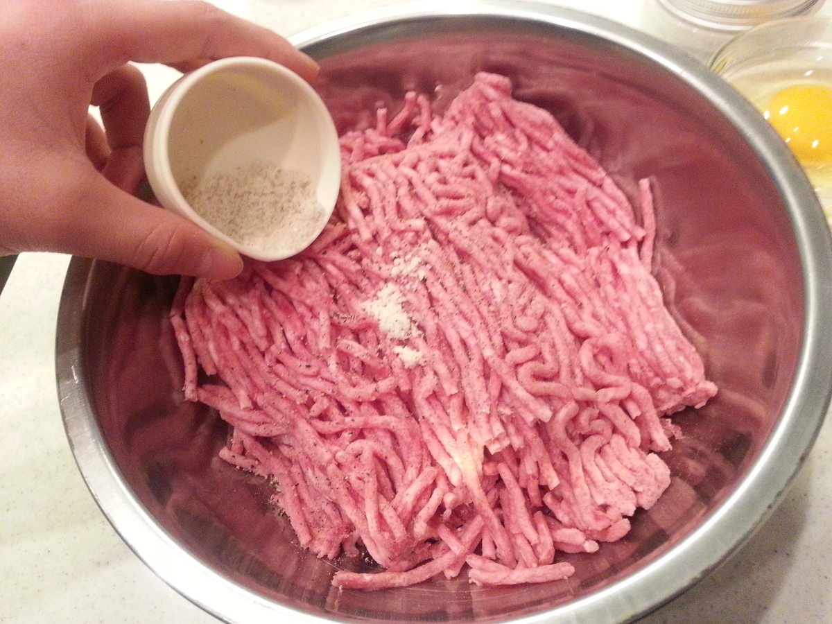 黒トリュフ塩 ハンバーグ作り方