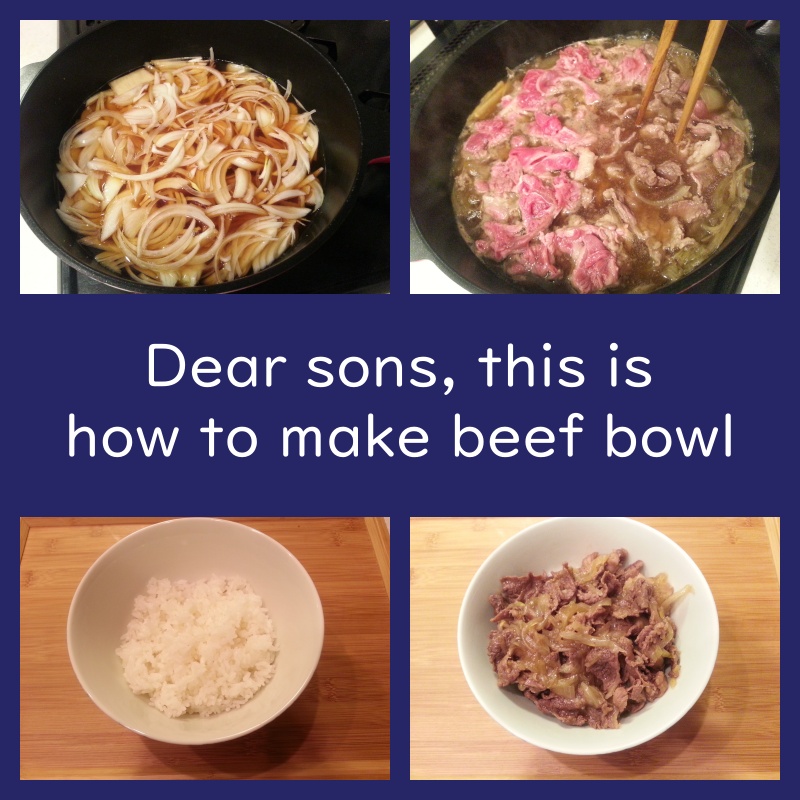 How to make beef bowl
