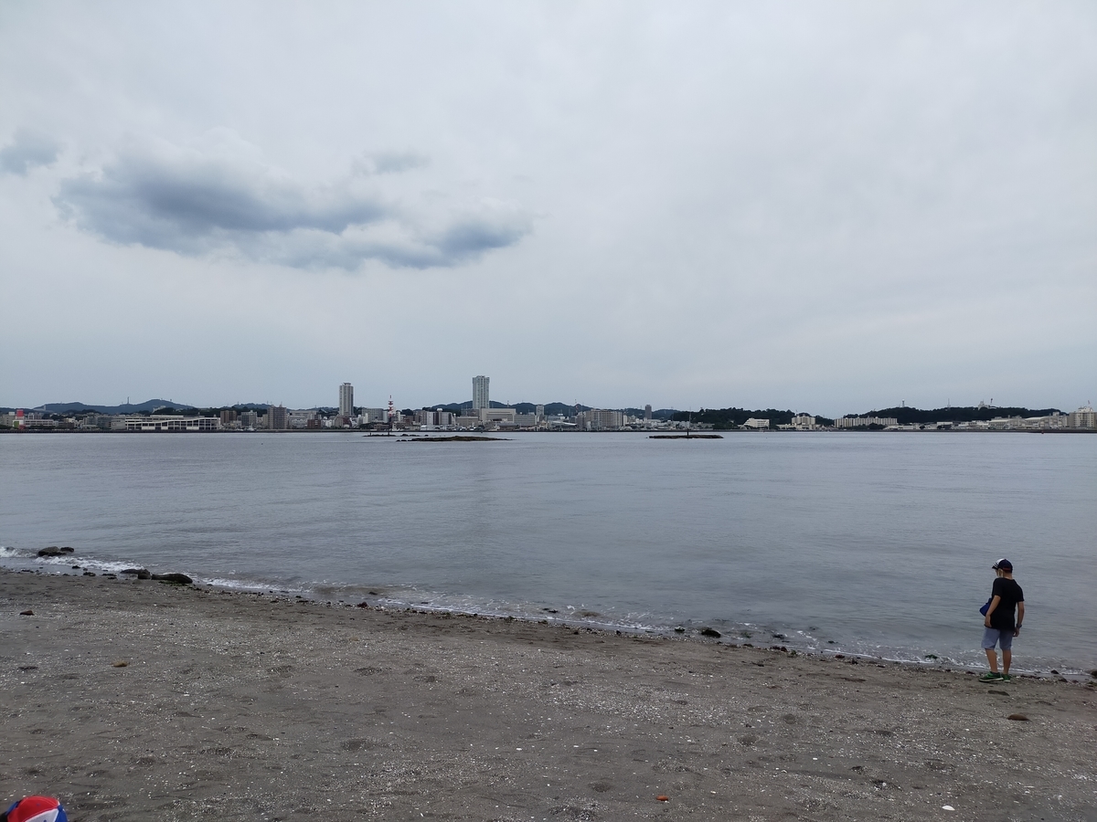 猿島 砂鉄の浜