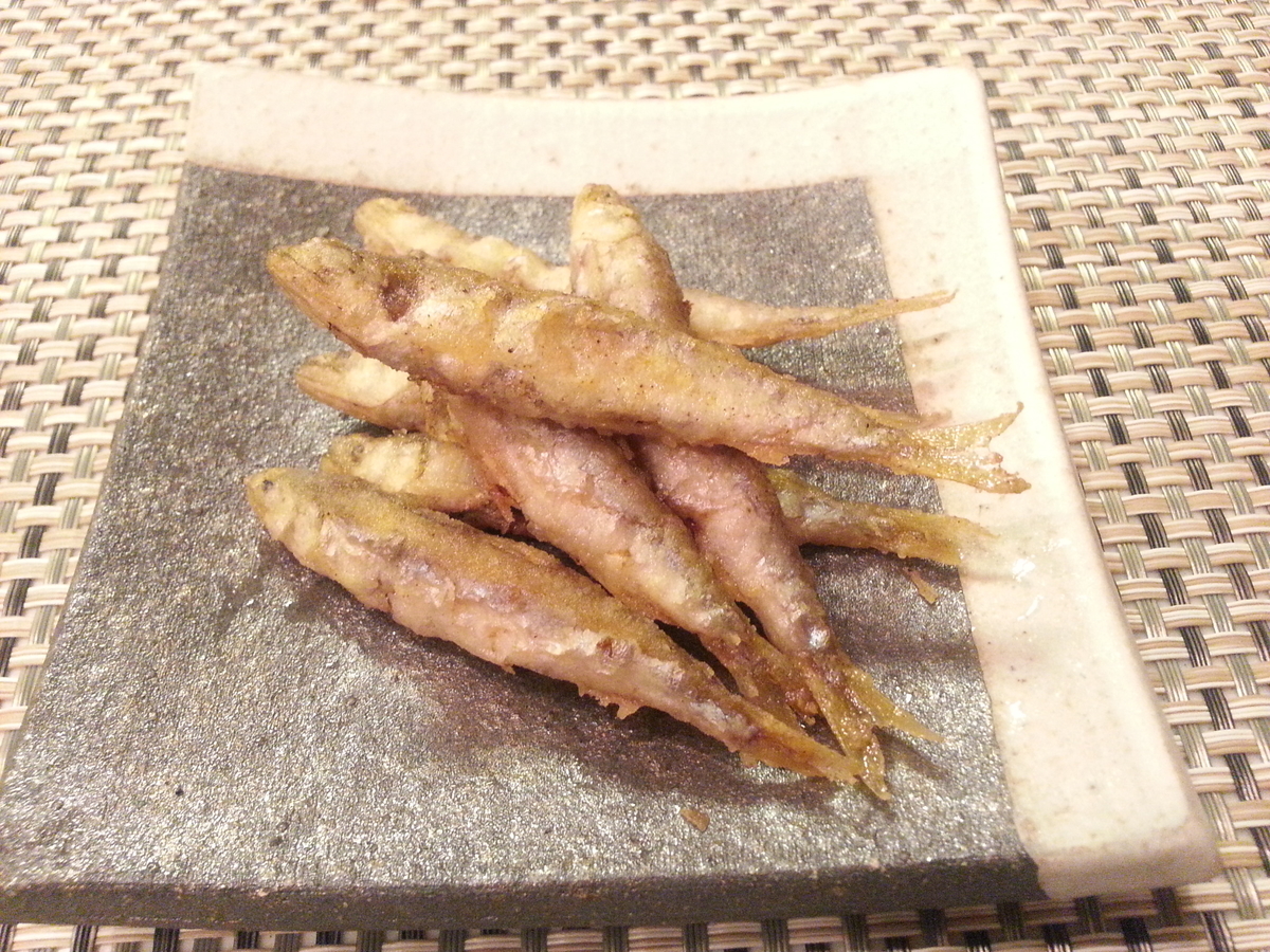 琵琶湖の小鮎 唐揚げ