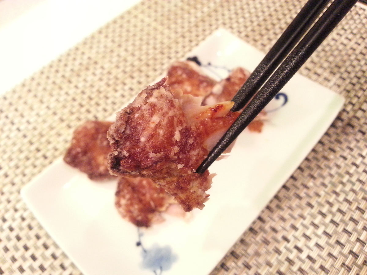 魚の唐揚げ1度揚げと2度揚げの味の比較（違い）