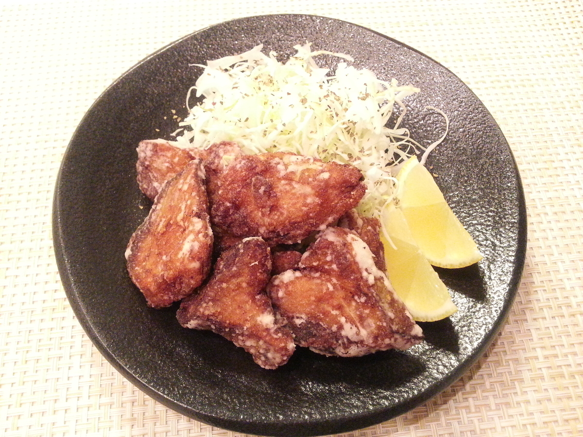 魚の唐揚げ1度揚げと2度揚げの味の比較（違い）