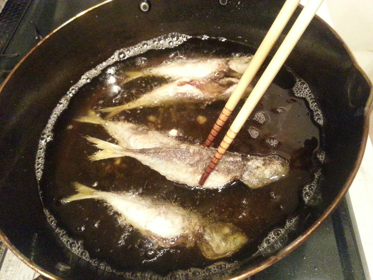 豆アジ（子アジ）料理 唐揚げの作り方