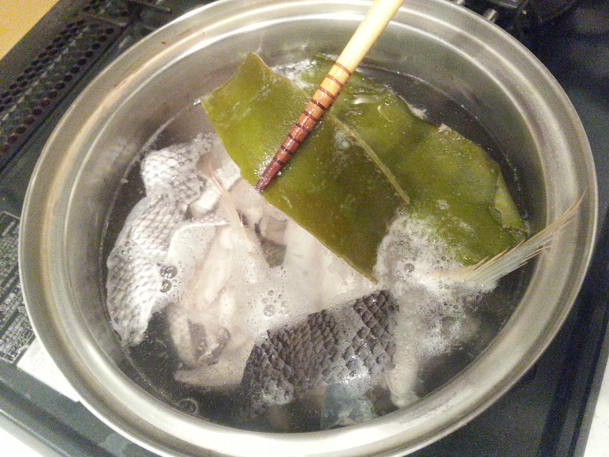 臭い下処理 魚のアラ 潮汁（吸い物）作り方