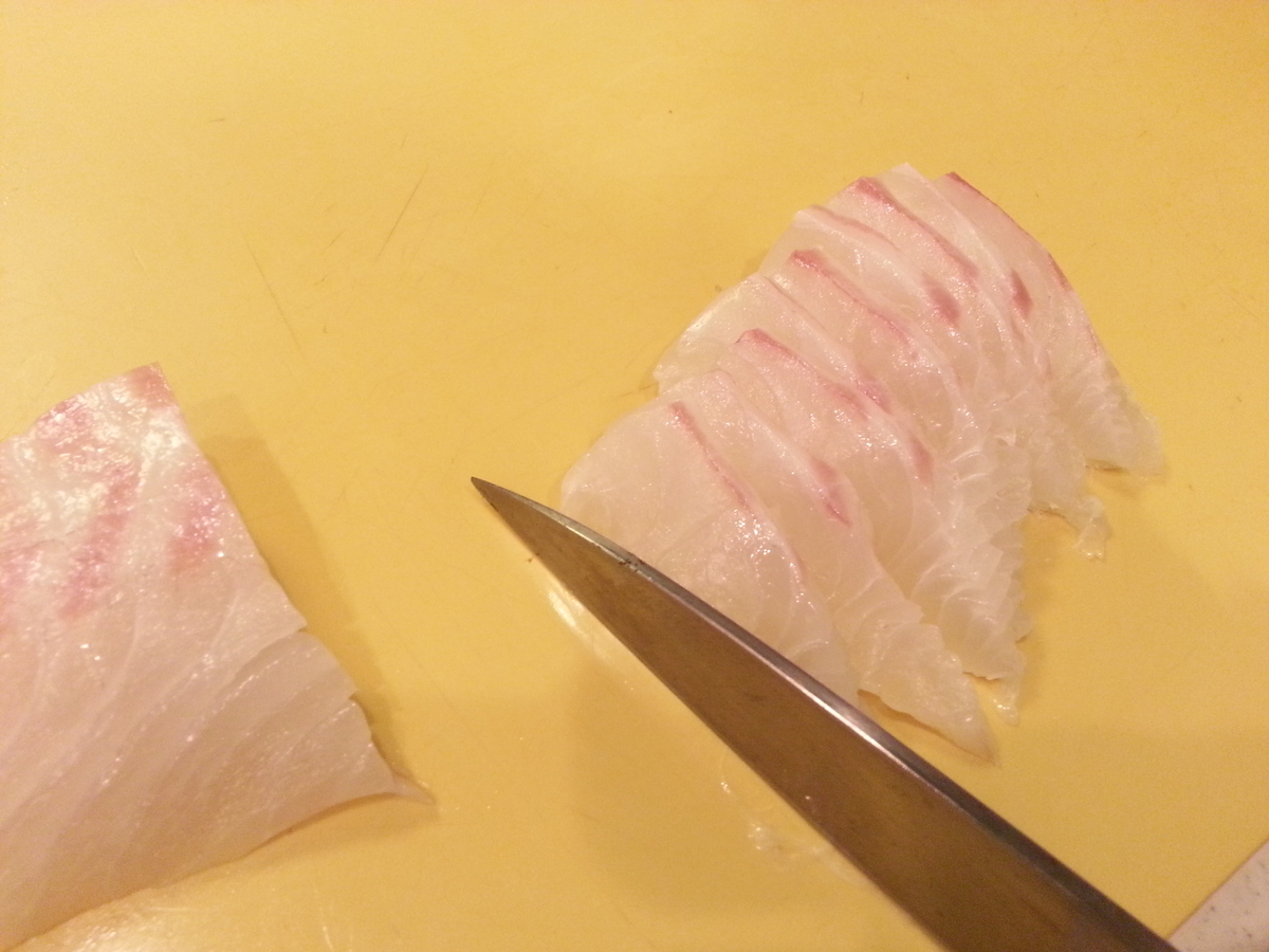 オリーブオイル不使用 白身魚のカルパッチョ作り方