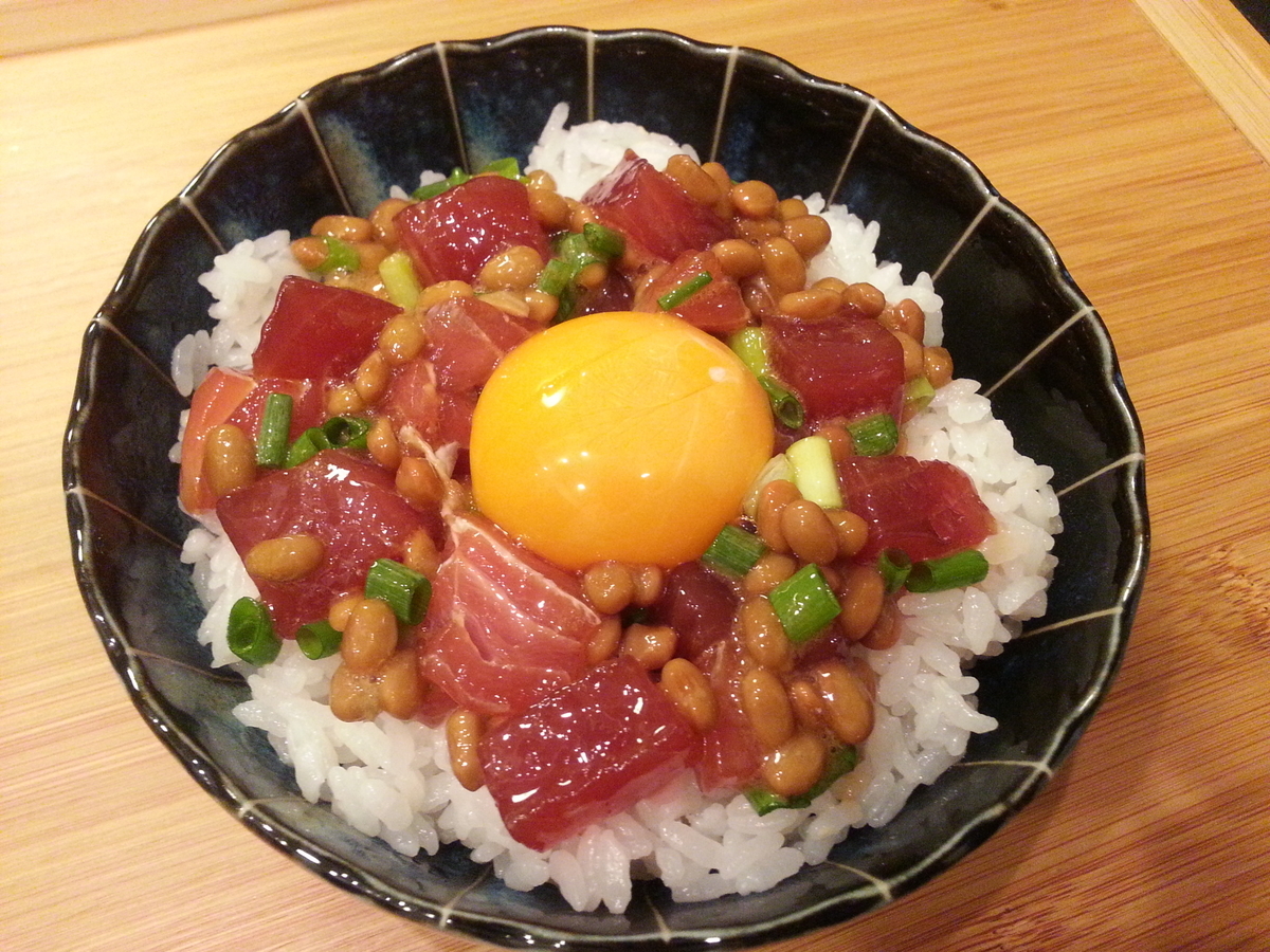 マグロ納豆丼 作り方