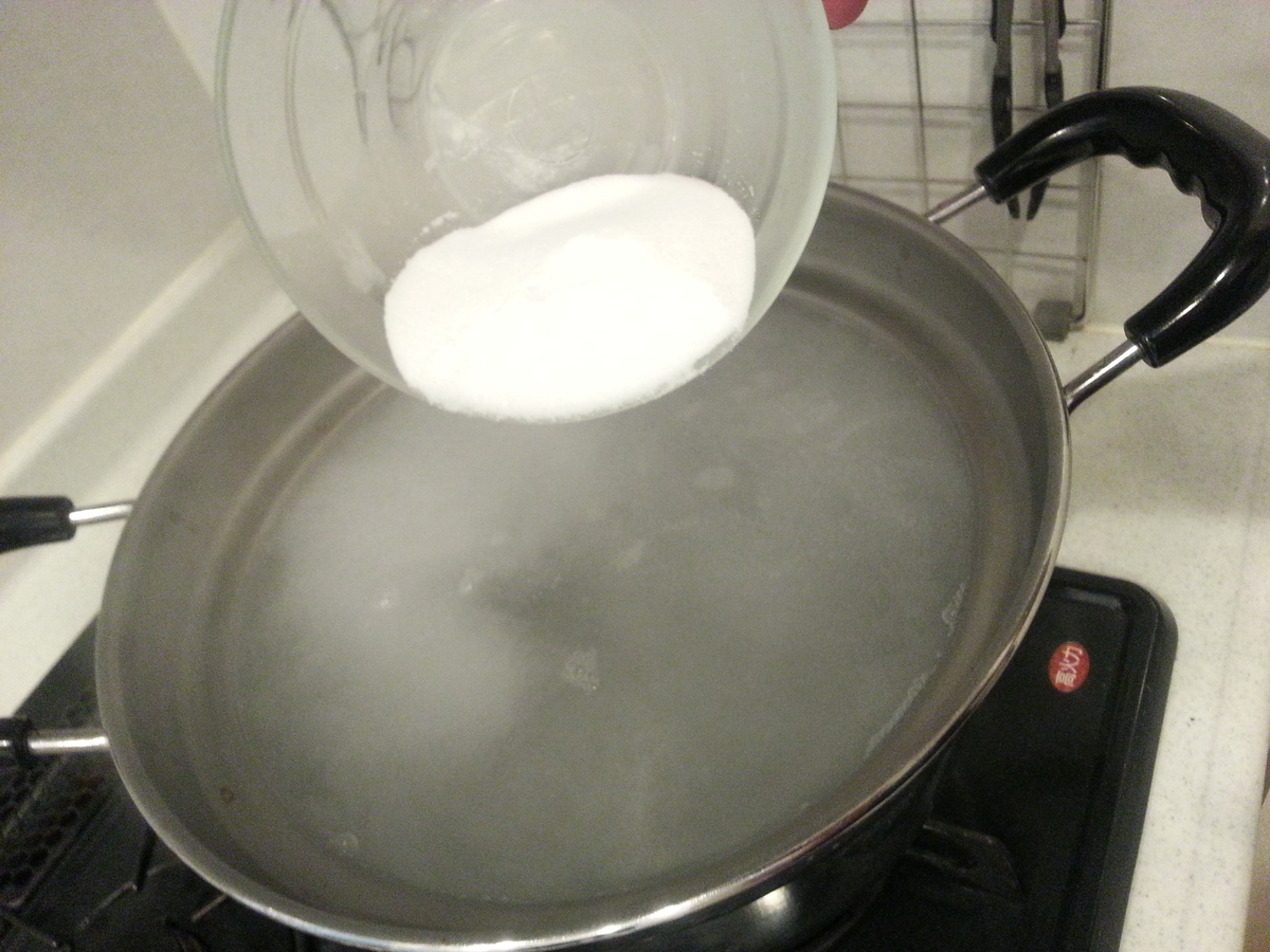 銅製 雪平鍋 使い始め 煮沸洗浄 重曹