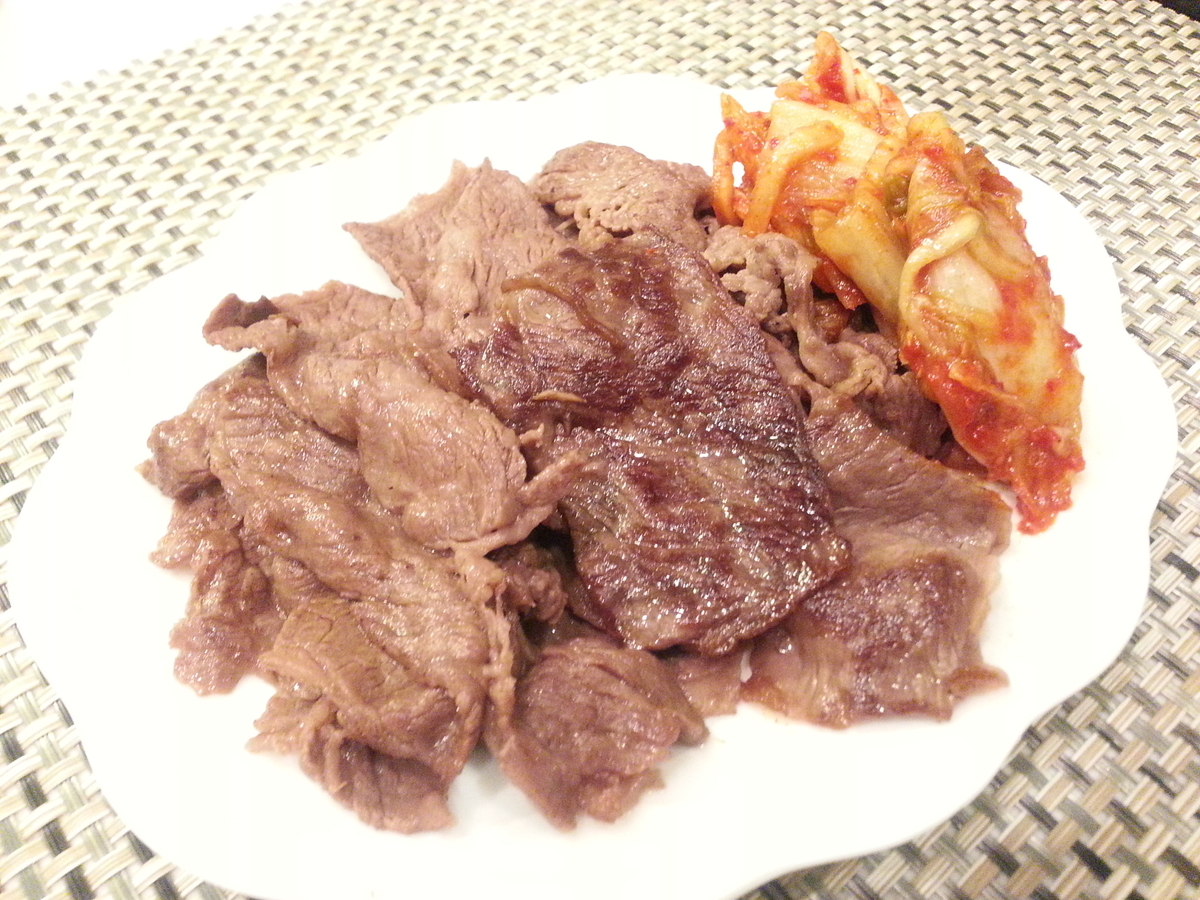 キムチに合う食材　牛肉　焼肉