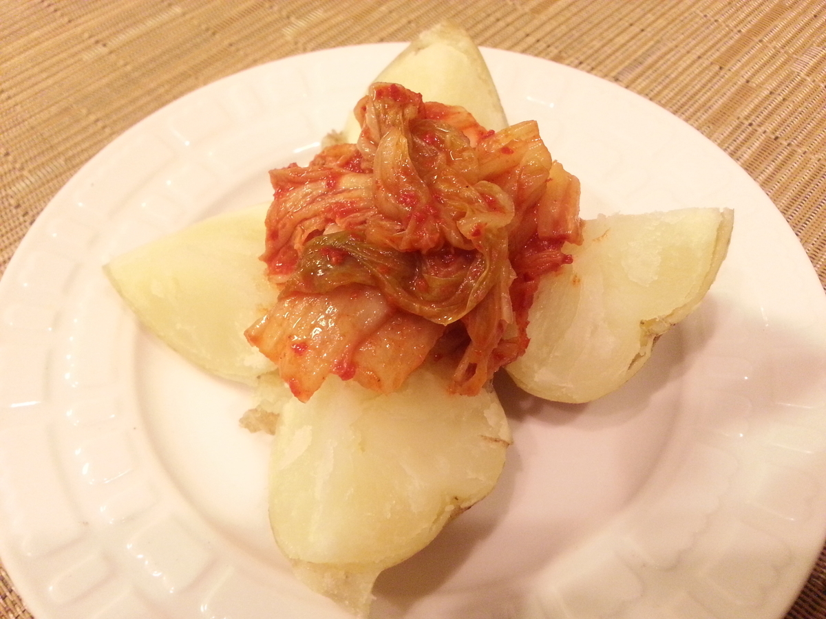 キムチに合う食材　アレンジ　じゃがいも　芋