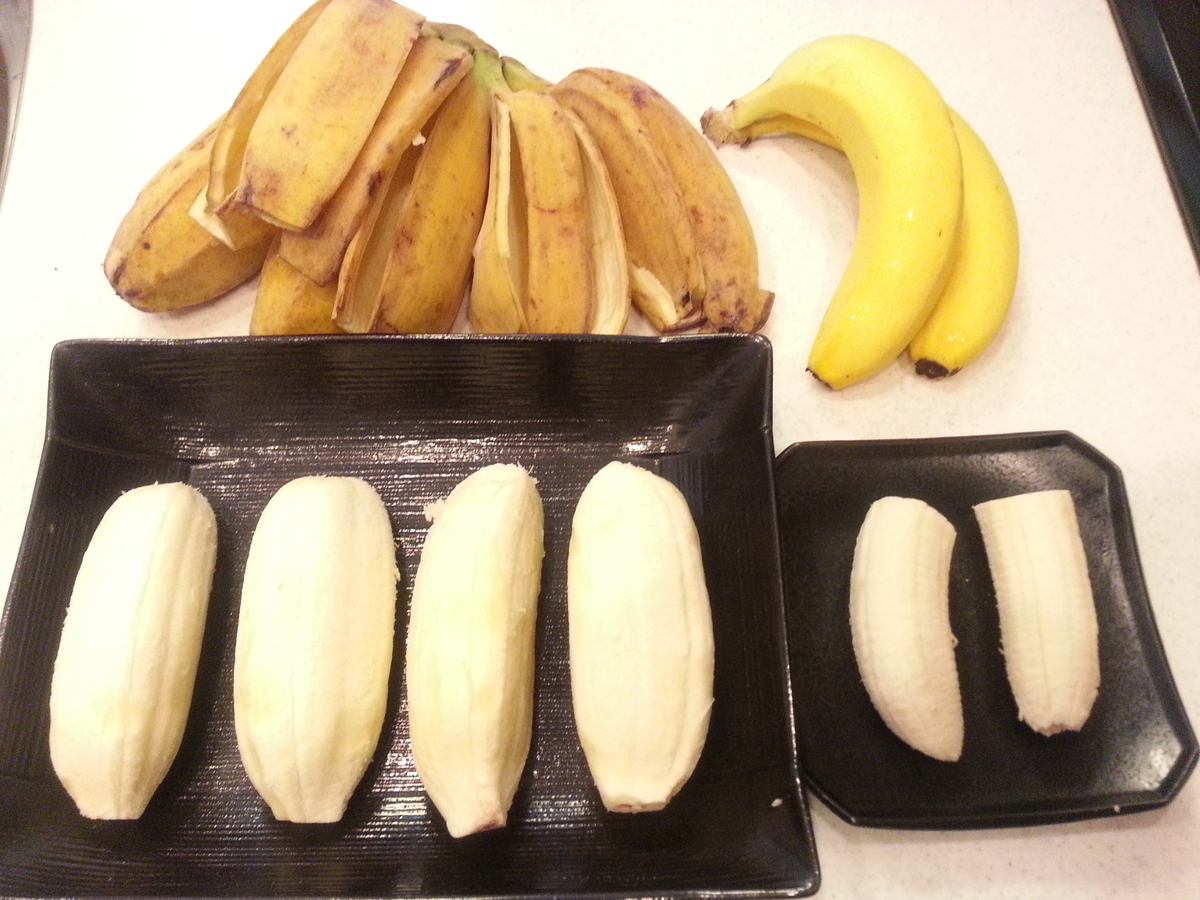 バナナキュー　普通のバナナで作るとどうなる？