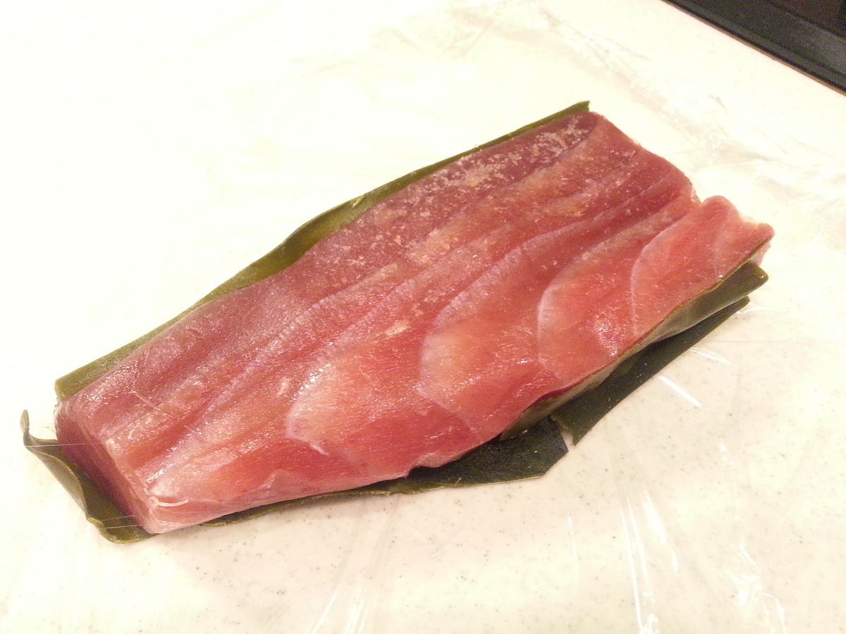 マグロ赤身昆布締め 作り方